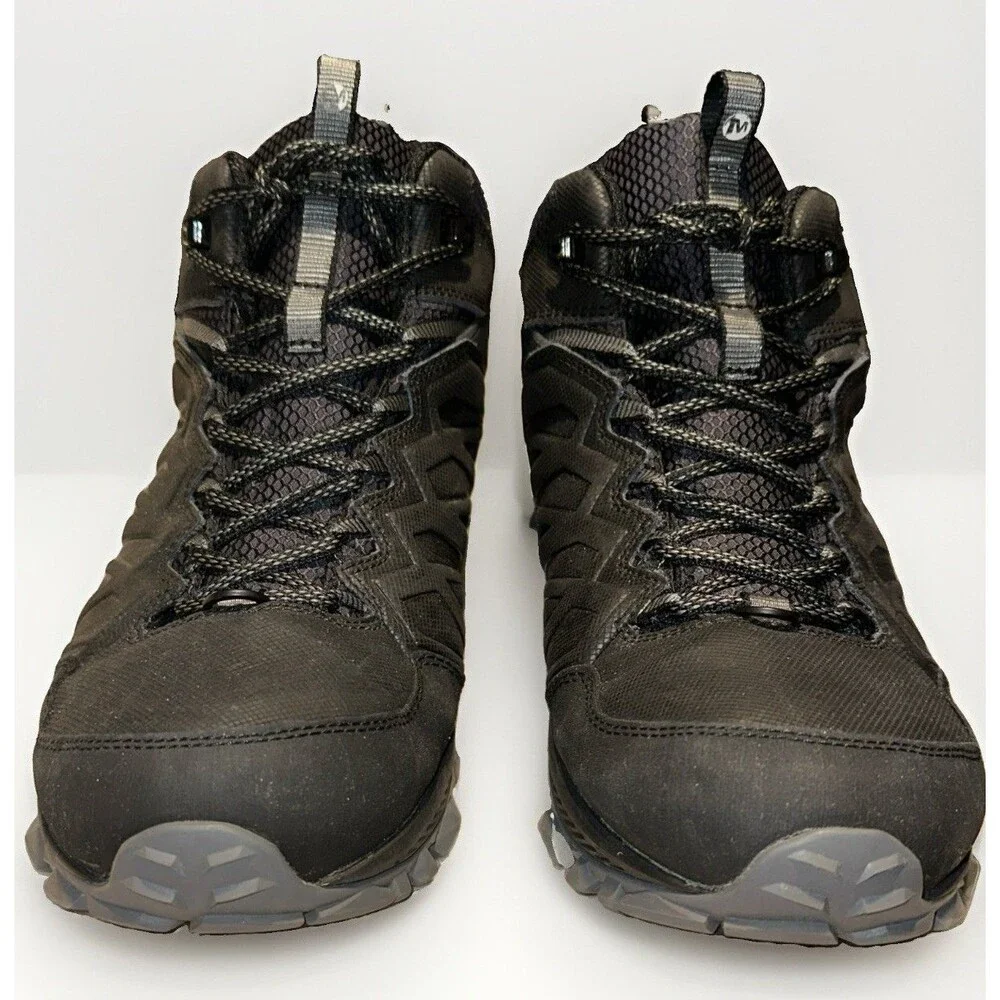 Merrell Thermo Freeze Mid Cut Hiking Boots Mens Sz 12 Waterproof Insulated Black